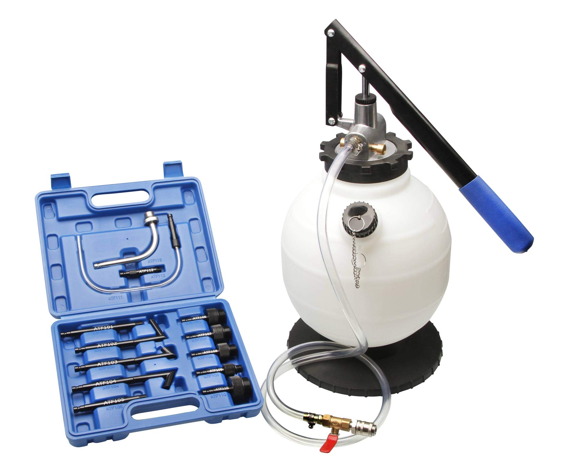 Stahl-Faust Ölfüllgerät Einfüllgerät ATF Getriebeölpumpe 7,5L und 15 Adapter Stahl-Faust Ölfüllgerät Einfüllgerät ATF Getriebeölpumpe 7,5L und 15 Adapter von Stahl-Faust
