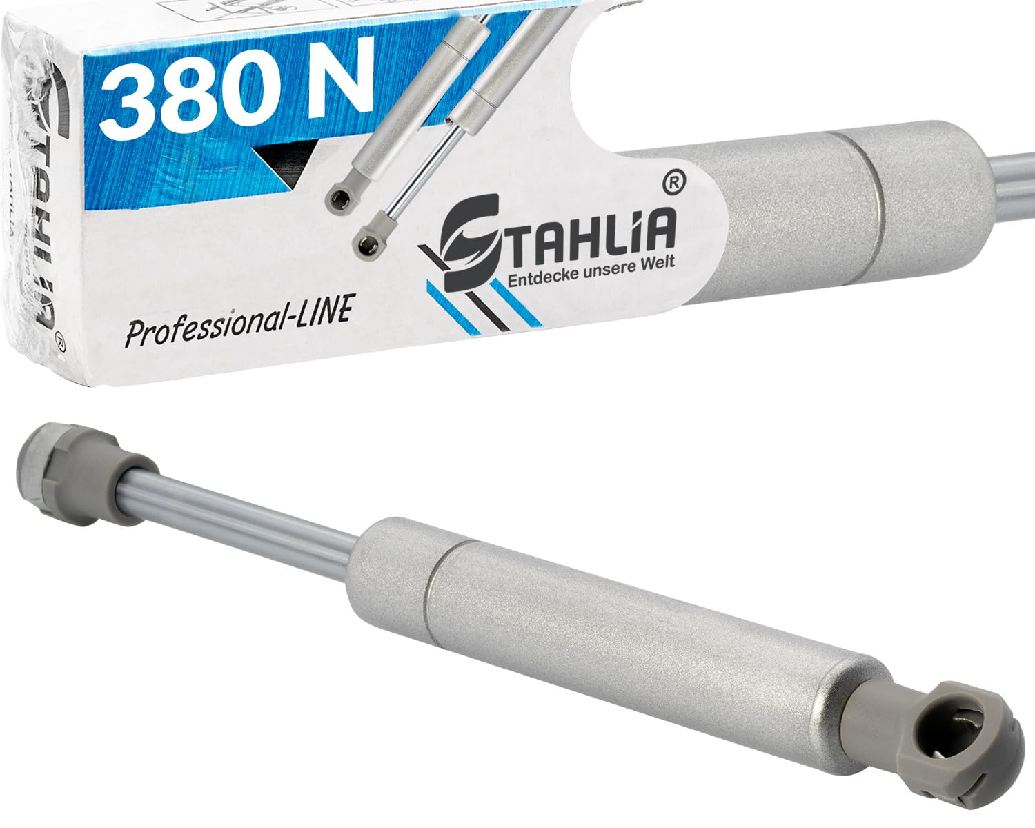Stahlia Gasdruckfeder 380N Gasdruckdämpfer Ersatz für Lift-O-Mat Kompressionsfeder Klappenbeschlag Türdämpfer von Stahlia