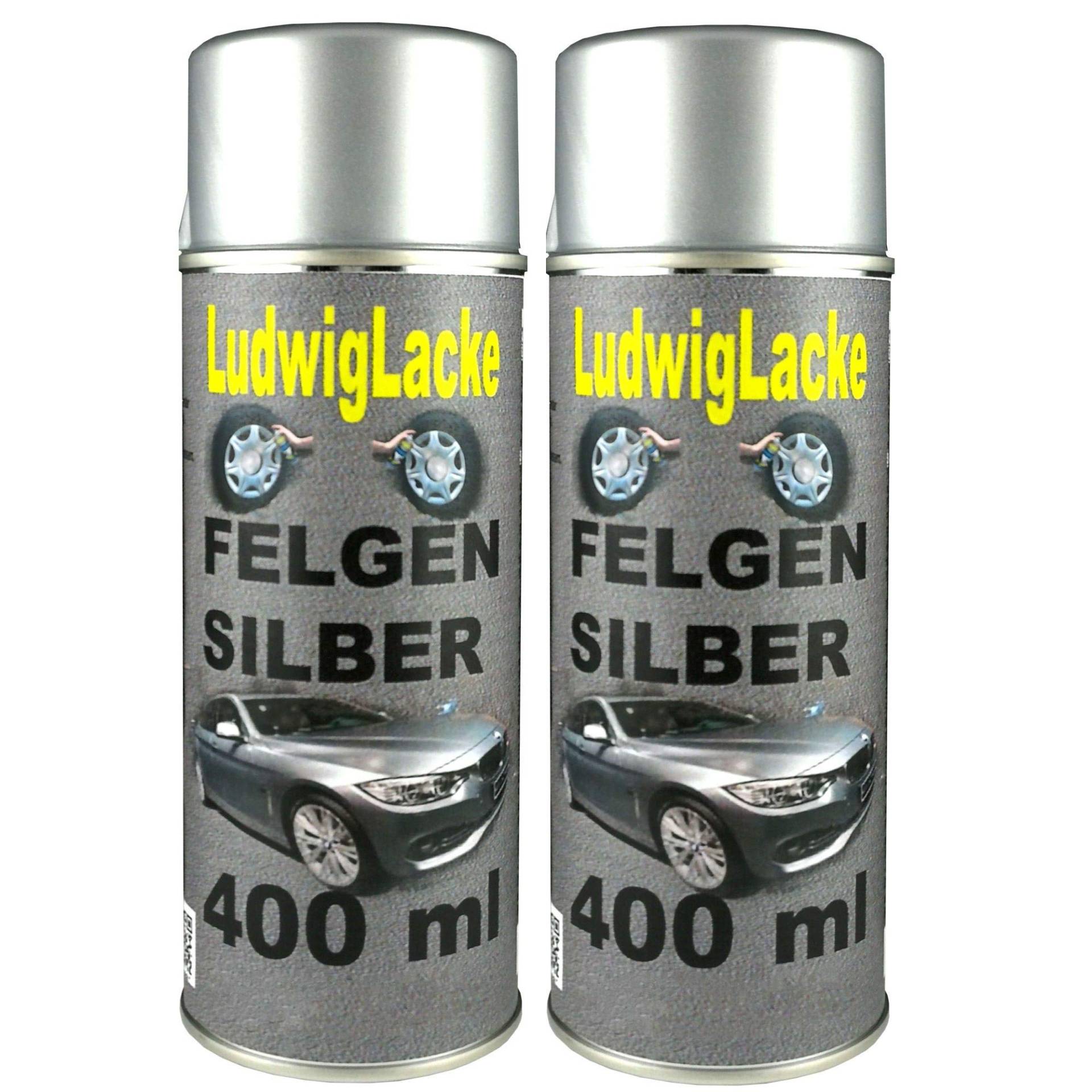 Standardspray 2 Felgensilber Spray a 400 ml von Standardspray