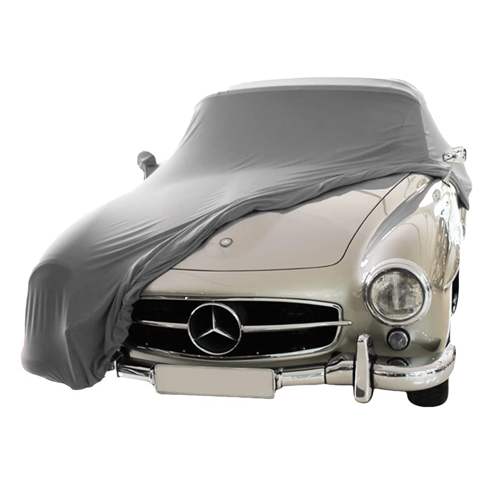 Star Cover Indoor Autoabdeckung passend für Mercedes-Benz 190 SL Indoor Cover mit Spiegeltaschen SUPER Soft Stretch von Star Cover