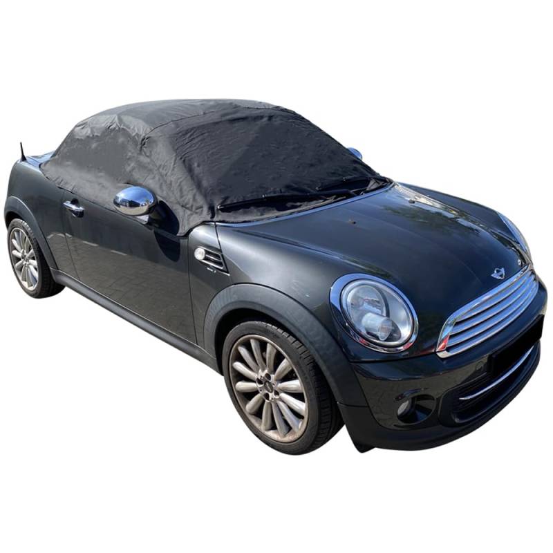 Halbabdeckung kompatibel mit EIN Mini Roadster (R59) für Außen Berlin Schwarz von Star Cover