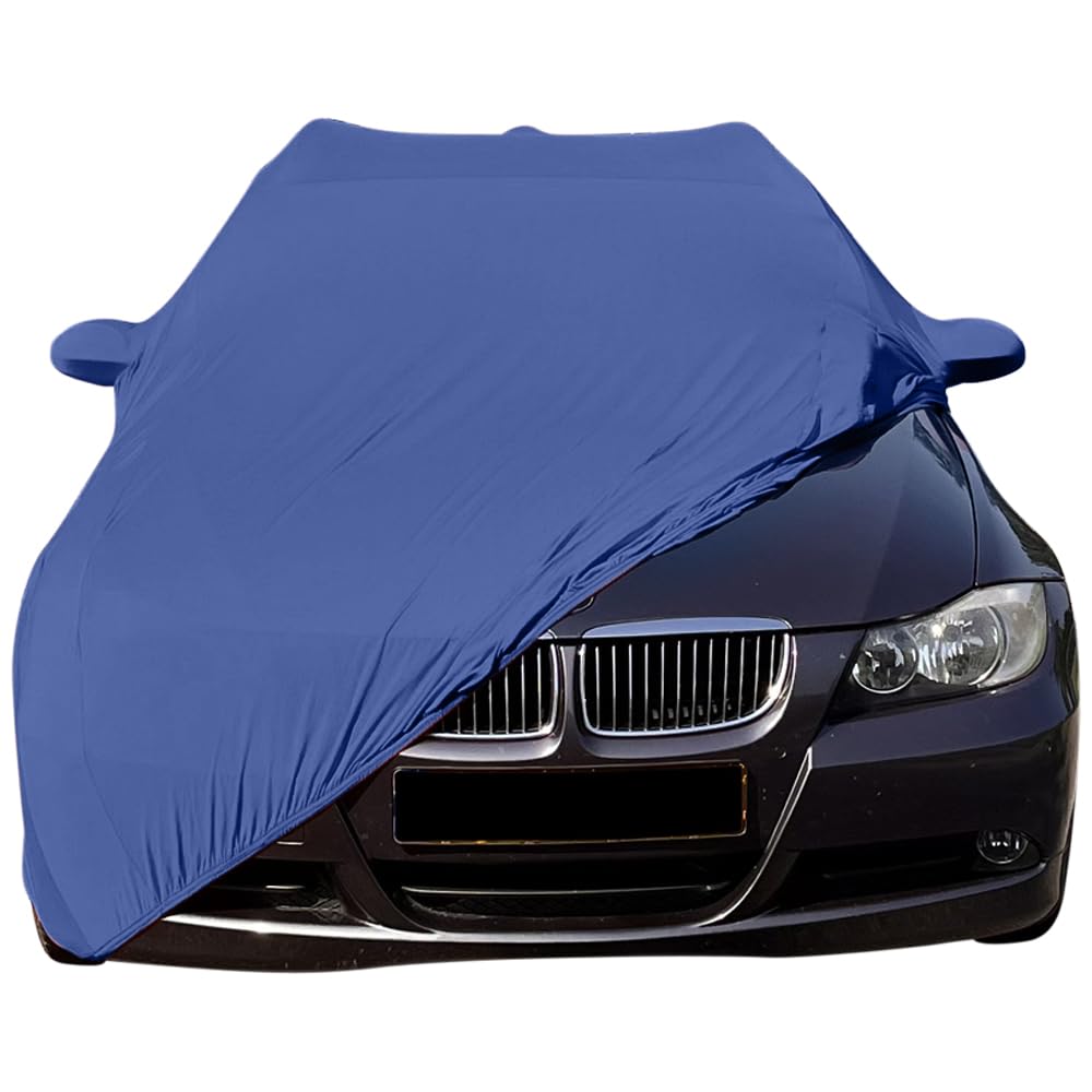 Star Cover Indoor Autoabdeckung kompatibel mit BMW 3-Series Touring (E91) mit Spiegeltaschen SUPER Soft Stretch von Star Cover