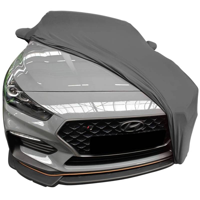 Star Cover Indoor Autoabdeckung kompatibel mit Hyundai i30 mit Spiegeltaschen SUPER Soft Stretch von Star Cover
