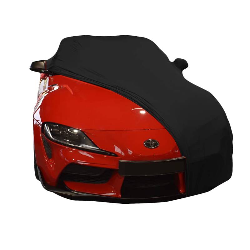 Star Cover Indoor Autoabdeckung kompatibel mit Toyota Supra 5th gen mit Spiegeltaschen SUPER Soft Stretch von Star Cover
