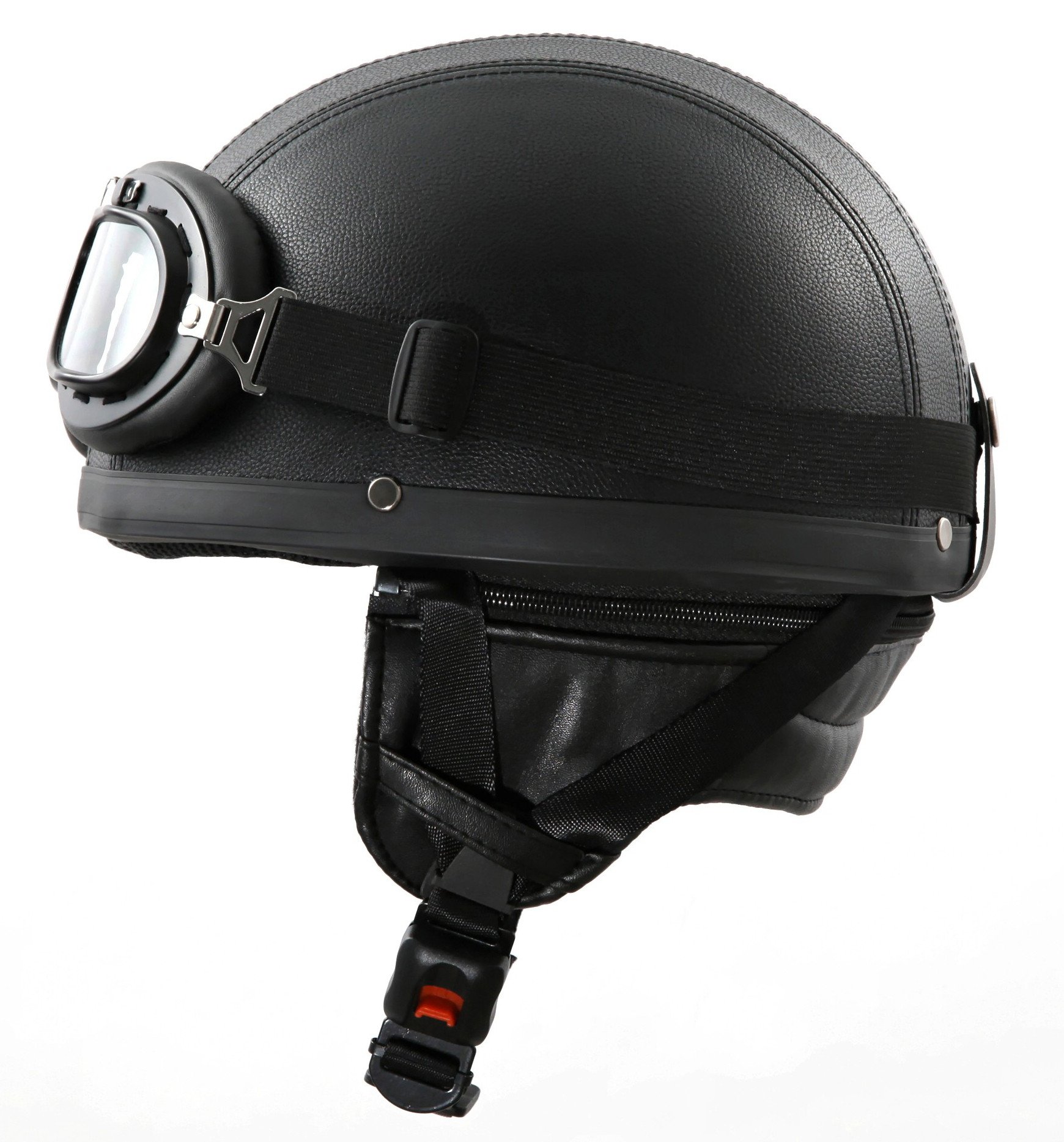ATO Moto Oldtimer Motorradhelm + Brille mit Leder bezogen Größe: M 57/58cm ATO Moto Oldtimer Motorradhelm + Brille mit Leder bezogen Größe: M 57/58cm von ATO Moto
