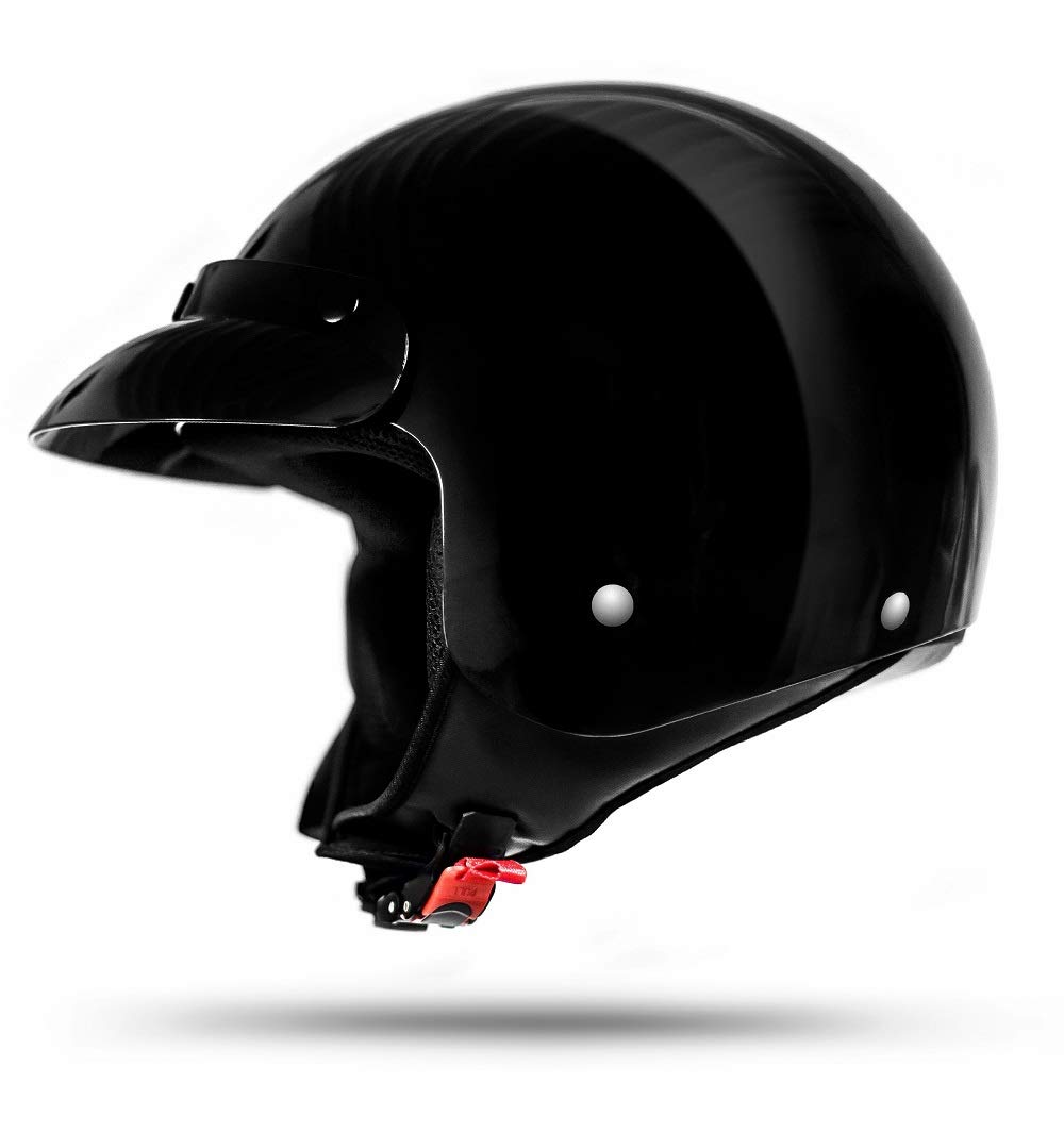 ATO Moto Classic Jethelm in Schwarz glänzend - extrem leicht - aktuelle Sicherheitsnorm ECE 2205 - Größe: M 57-58cm ATO Moto Classic Jethelm in Schwarz glänzend - extrem leicht - aktuelle Sicherheitsnorm ECE 2205 - Größe: M 57-58cm von ATO Moto