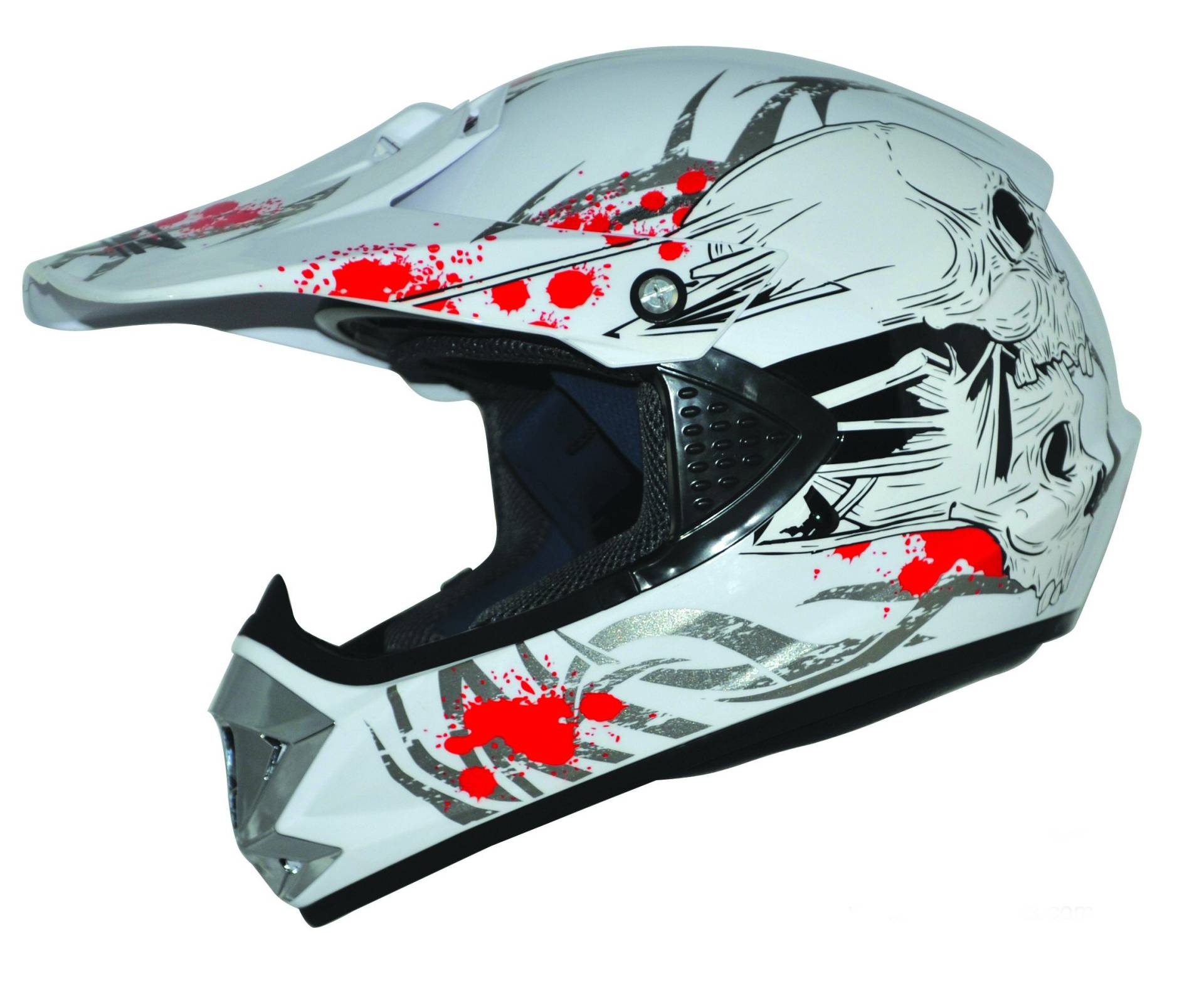 GS War Crosshelm mit Visier Quad ATV Enduro MX Helm Motorradhelm Motocrosshelm