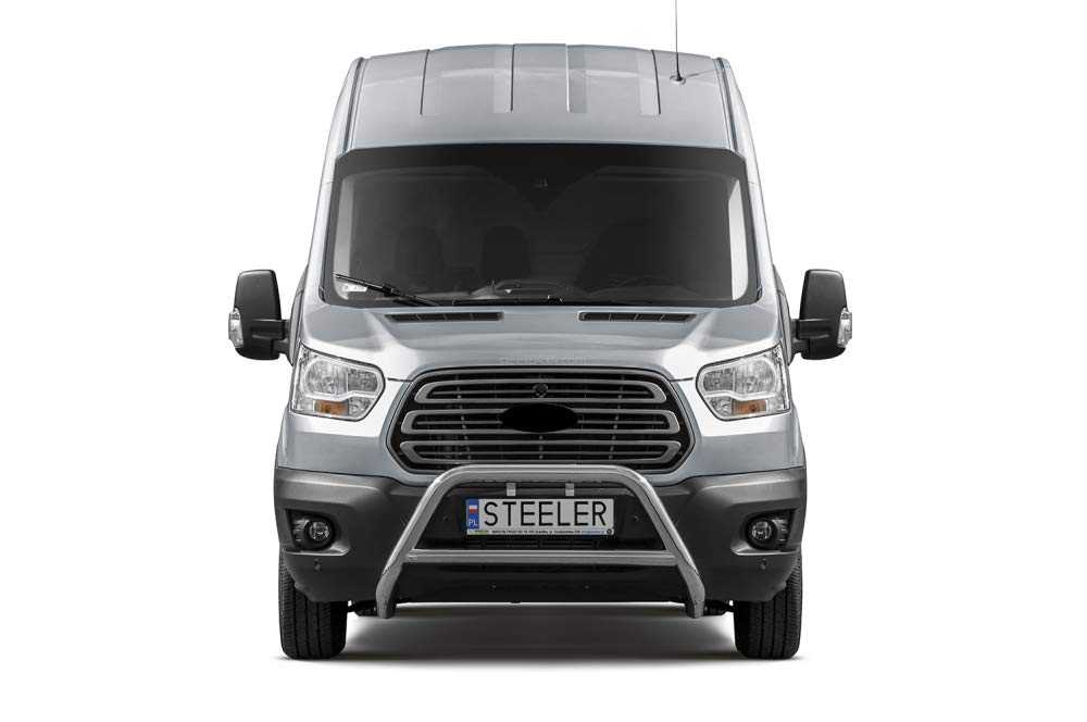Steeler TRANSIT-R1370-03 FRONTBÜGEL FRONTSCHUTZBÜGEL EDELSTAHL EC EINTRAGUNGSFREI Steeler TRANSIT-R1370-03 FRONTBÜGEL FRONTSCHUTZBÜGEL EDELSTAHL EC EINTRAGUNGSFREI von Steeler