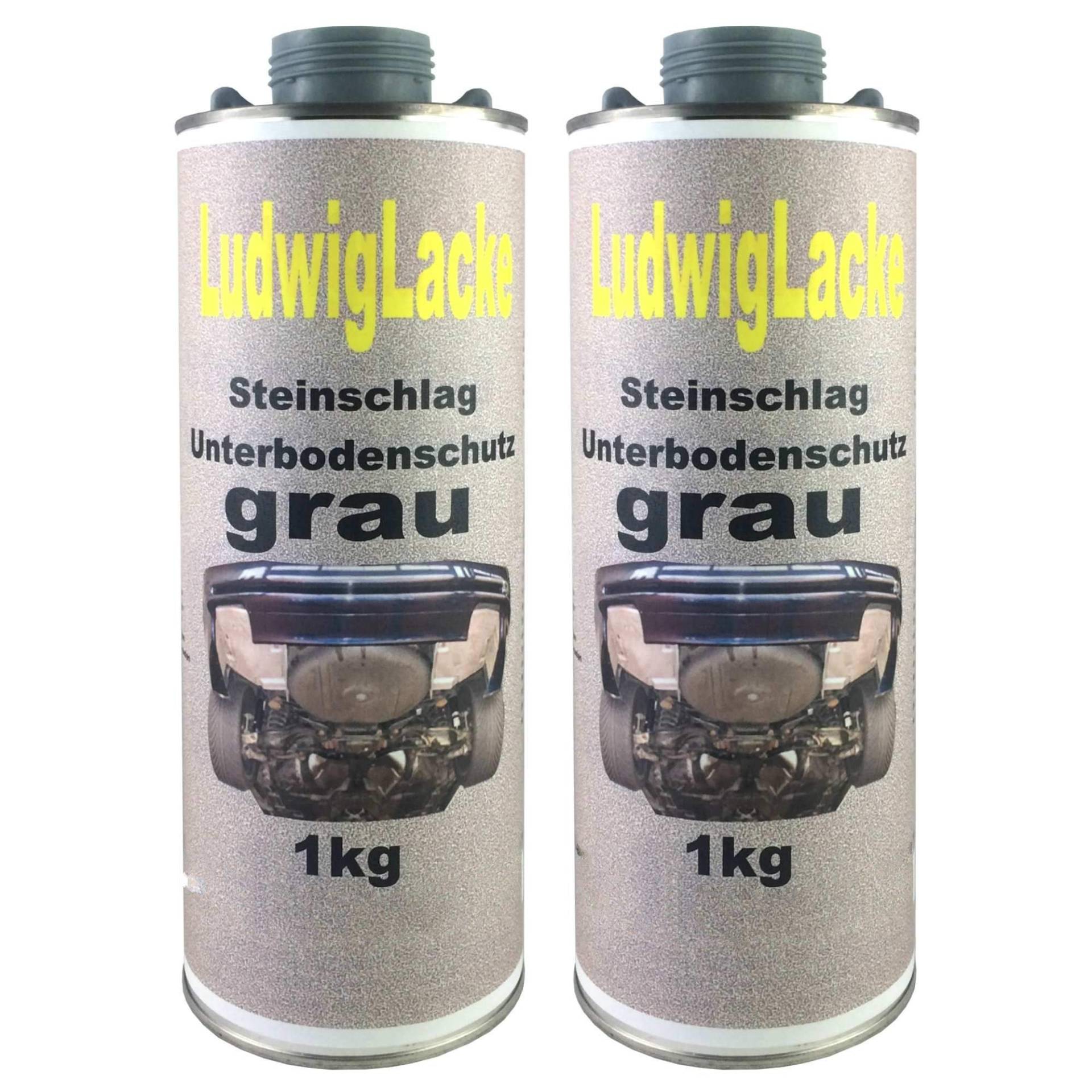 2 x kg Unterbodenschutz grau Steinschlagschutz überlackierbar mit Autolack von Steinschlagschutz Unterbodenschutz