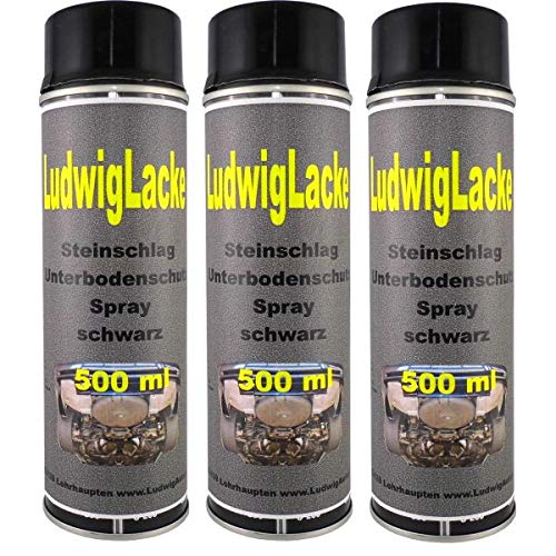 Steinschlagschutz Unterbodenschutz 3 x 500 ml Spray Schwarz Steinschlagschutz Unterbodenschutz 3 x 500 ml Spray Schwarz von Steinschlagschutz Unterbodenschutz
