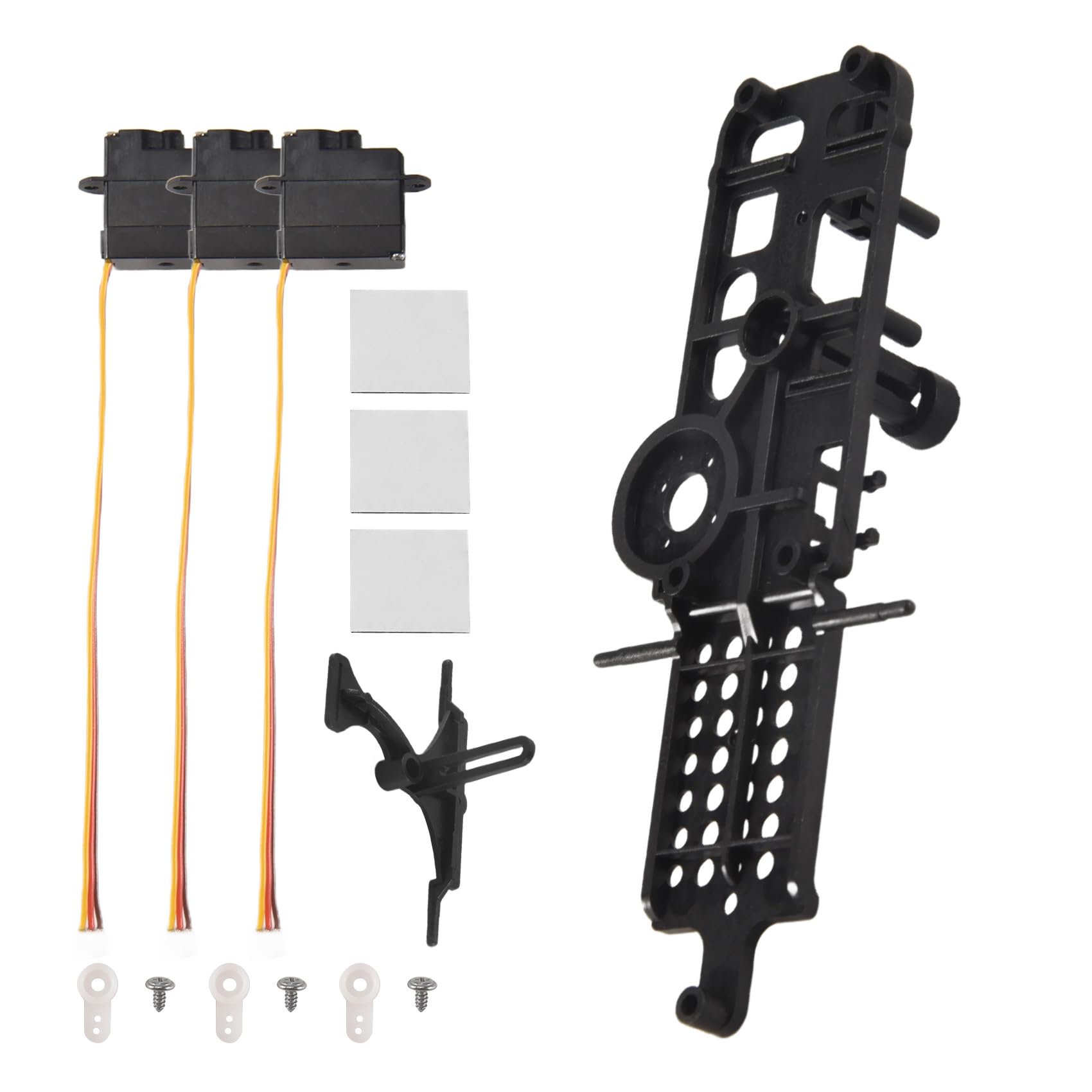 Steowsey 1 Set XK K110 Upgrade K110S Servo Hauptrahmen und Servoplatte für XK K110 K110S RC Hubschrauber Upgrade Teile von Steowsey