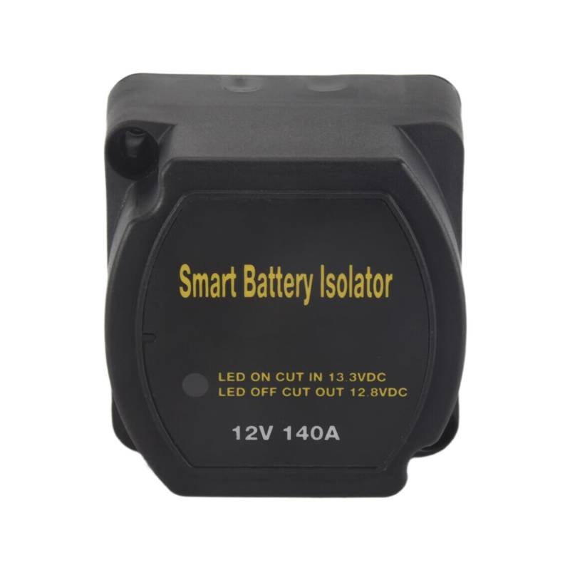 Steowsey 12V 140Amp Dual Battery Smart Isolator Spannungsempfindliches Relais VSR Smart Switch für Auto ATV UTV Boote RV's Truck von Steowsey