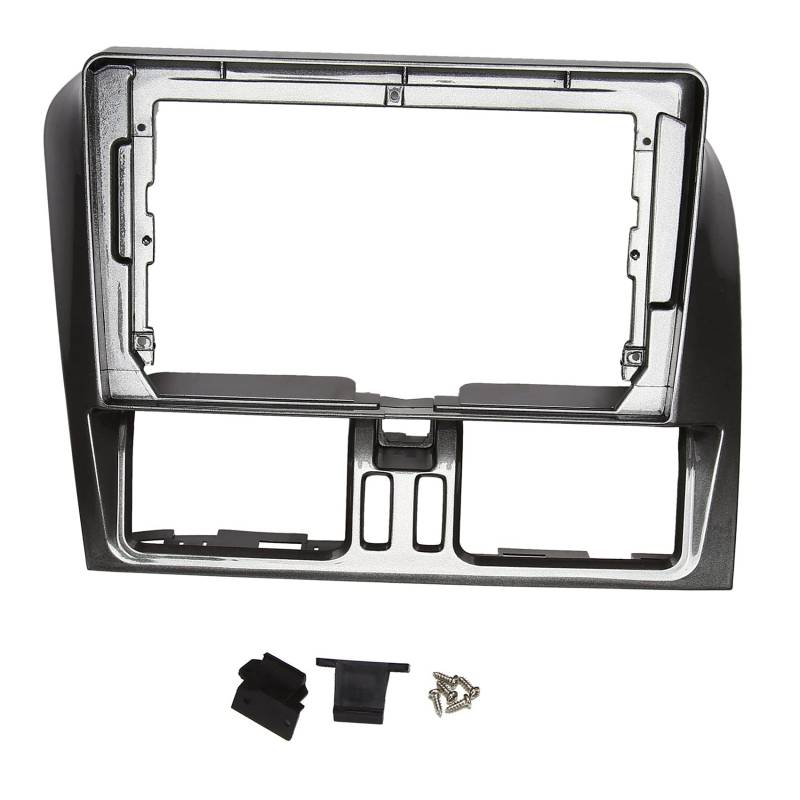 Steowsey 2 Din Autoradio Blende für XC60 13-17 DVD Stereo Rahmenplatte Adapter Armaturenbrett Einbau Blende Trim Kit von Steowsey