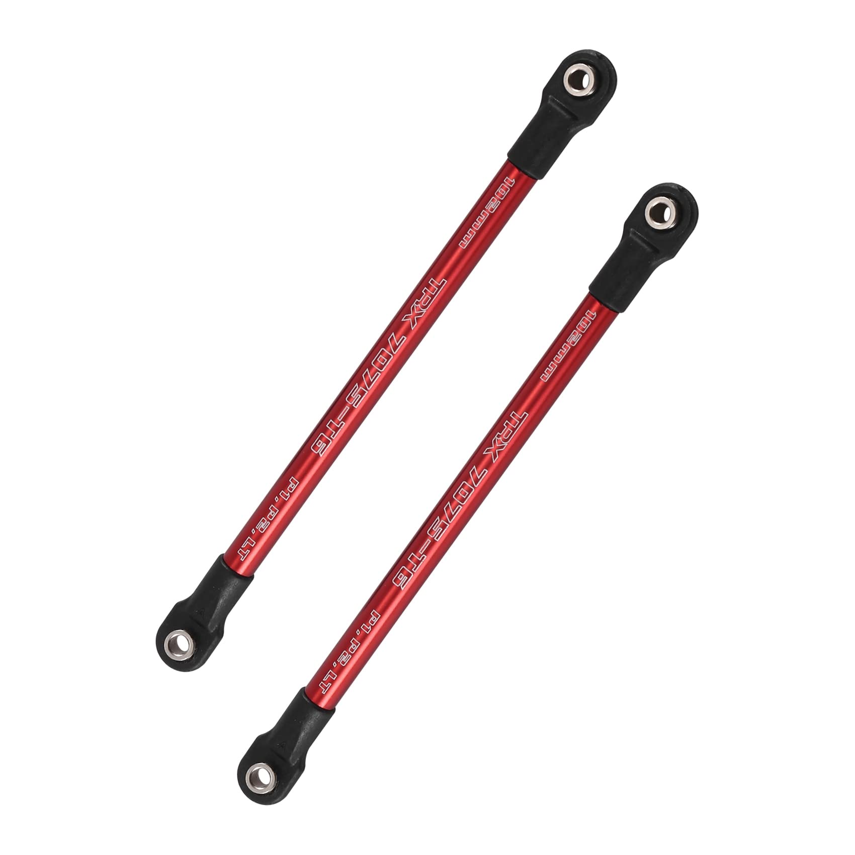Steowsey 2 StüCk Aluminium Schubstange Verbindung Stange 5318X 5318 Rot Eloxiert für 1/10 E- Summit RC Auto Upgrade Teile Steowsey 2 StüCk Aluminium Schubstange Verbindung Stange 5318X 5318 Rot Eloxiert für 1/10 E- Summit RC Auto Upgrade Teile von Steowsey