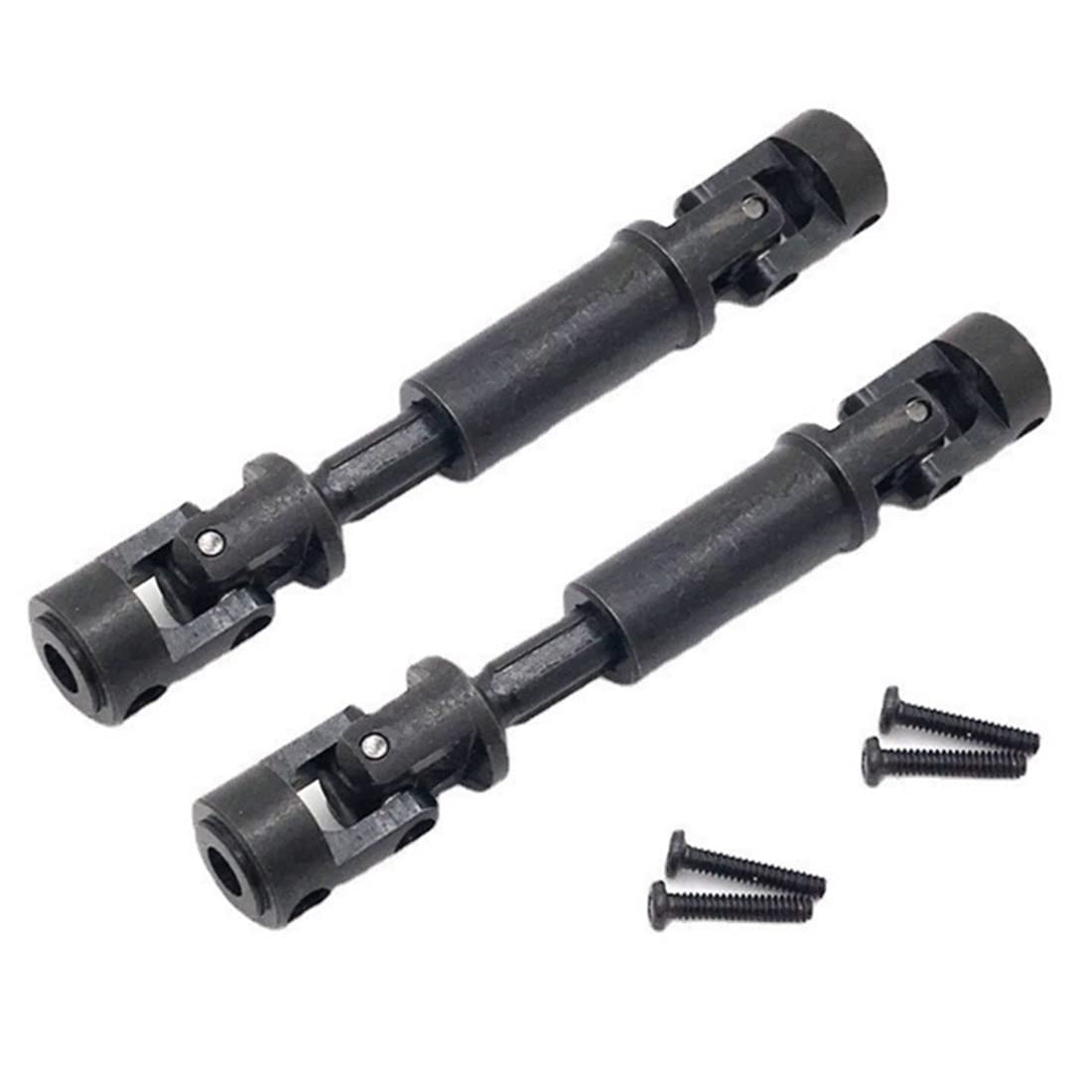 Steowsey 2 StüCk Metall Stahl Antriebswelle CVD für 1/18 FMS Patriot Katana RC Auto Upgrade Teile,1 Steowsey 2 StüCk Metall Stahl Antriebswelle CVD für 1/18 FMS Patriot Katana RC Auto Upgrade Teile,1 von Steowsey