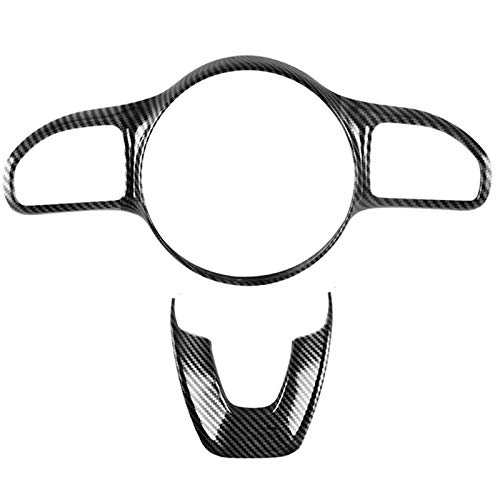 Steowsey 2 StüCke Auto Lenk Rad Knopf Rahmen Aufkleber für W177 W205 W213 Sport Edition 2019-2020 von Steowsey