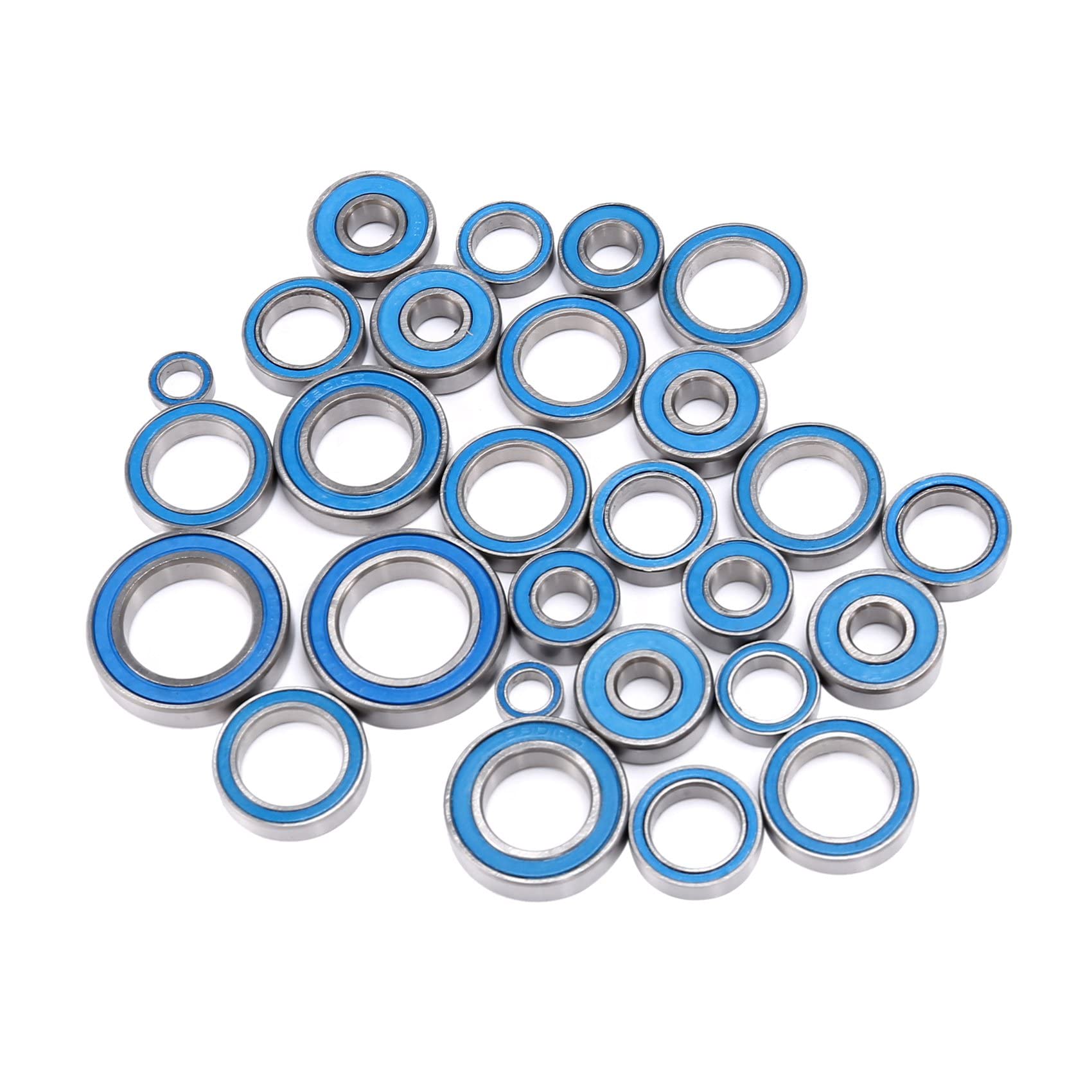 Steowsey 27-Teiliges Sealed Bearing Kit für 1/10 4S 89076-4 RC Car Upgrade Parts ZubehöR Steowsey 27-Teiliges Sealed Bearing Kit für 1/10 4S 89076-4 RC Car Upgrade Parts ZubehöR von Steowsey