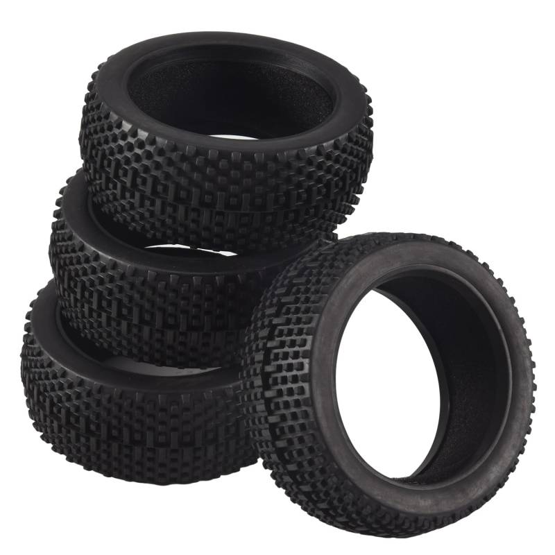 Steowsey 4 StüCk 110 Mm 1/8 RC Offroad-Auto-Gummireifen für Redcat MP9 Hobao Upgrade-Teile von Steowsey