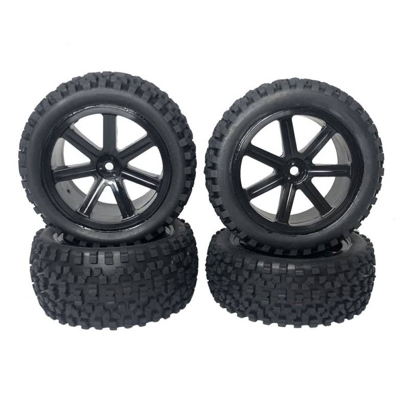 Steowsey 4 StüCk GroßE Reifen Verbreiterung Reifen Rad für 144001 144010 124019 124018 124017 12428 1/12 1/14 RC Auto Upgrade ZubehöR Teile von Steowsey
