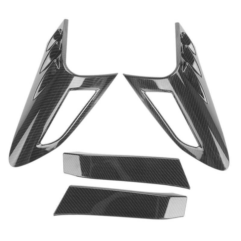 Steowsey 4 StüCke Carbon Fiber Style RüCk Leuchte Heck Leuchte Abdeckung für Fit C- 2016-2018 von Steowsey