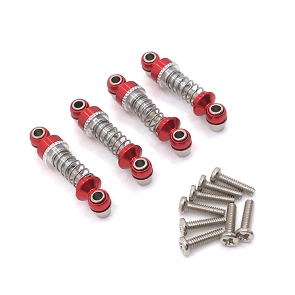 Steowsey 4 StüCke Metall Stoß DäMpfer DäMpfer für 284131 K969 K979 K989 K999 P929 P939 1/28 RC Auto Upgrade ZubehöR Teile,Rot Steowsey 4 StüCke Metall Stoß DäMpfer DäMpfer für 284131 K969 K979 K989 K999 P929 P939 1/28 RC Auto Upgrade ZubehöR Teile,Rot von Steowsey