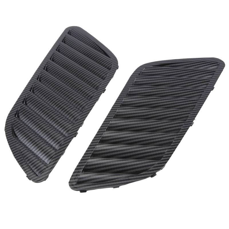 Steowsey Auto Frontgrill Haubenabdeckung, Kohlefaser Motorhaubengrill Luftauslass EntlüFtungsabdeckung Ordnung für E90 E91 E92 F30 E46 DTM Stil von Steowsey