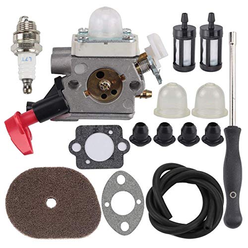 Steowsey C1M-S267A FS40 Vergaser mit Luft Filter Einstellbar Werkzeug für FS50 FS50C HT56 HT56C KM56 KM56C KN56 FS56 FS56C FS70C FS56 FC70 FC70C Trimmer 4144 120 0603 Freischneider von Steowsey