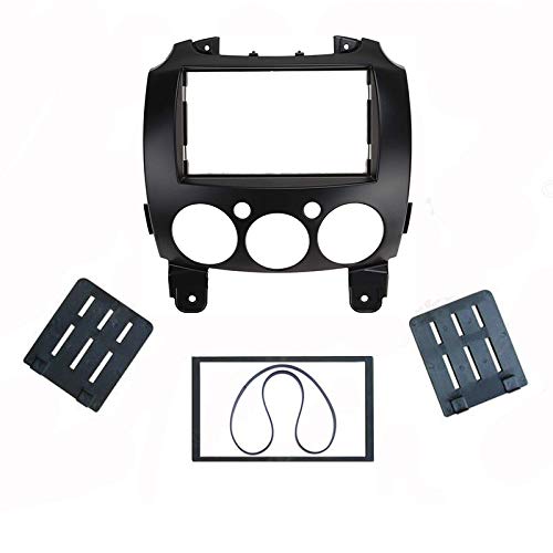 Steowsey DVD Rahmen Audio Anpassung Adapter Armaturenbrett Trim Facia Paneel Stereo Radio Armaturenbrett Trim für 2 2010 Demio 2007+ 178X102Mm von Steowsey