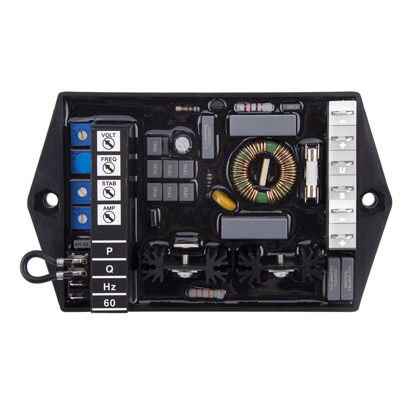 Steowsey FüR AVR Generator Automatischer Spannungsregler Elektroaggregat Spannungsregelung Einstellbarer Stabilisator M16FA655A Steowsey FüR AVR Generator Automatischer Spannungsregler Elektroaggregat Spannungsregelung Einstellbarer Stabilisator M16FA655A von Steowsey