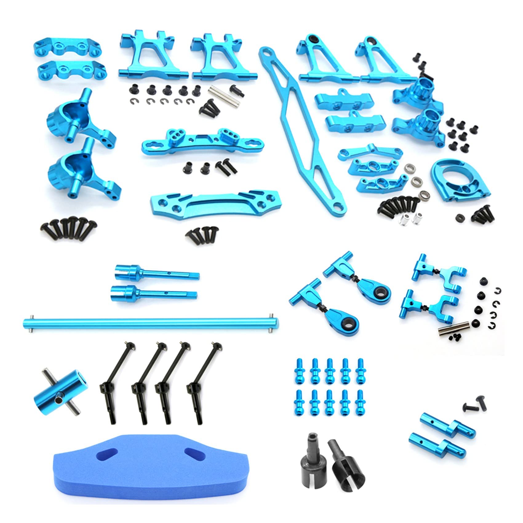 Steowsey Metall Modifikation ZubehöR Kit Querlenker Achs Lenkung Schenkel Set für TT02 TT-02 1/10 RC Auto Upgrade Teile,1 Steowsey Metall Modifikation ZubehöR Kit Querlenker Achs Lenkung Schenkel Set für TT02 TT-02 1/10 RC Auto Upgrade Teile,1 von Steowsey