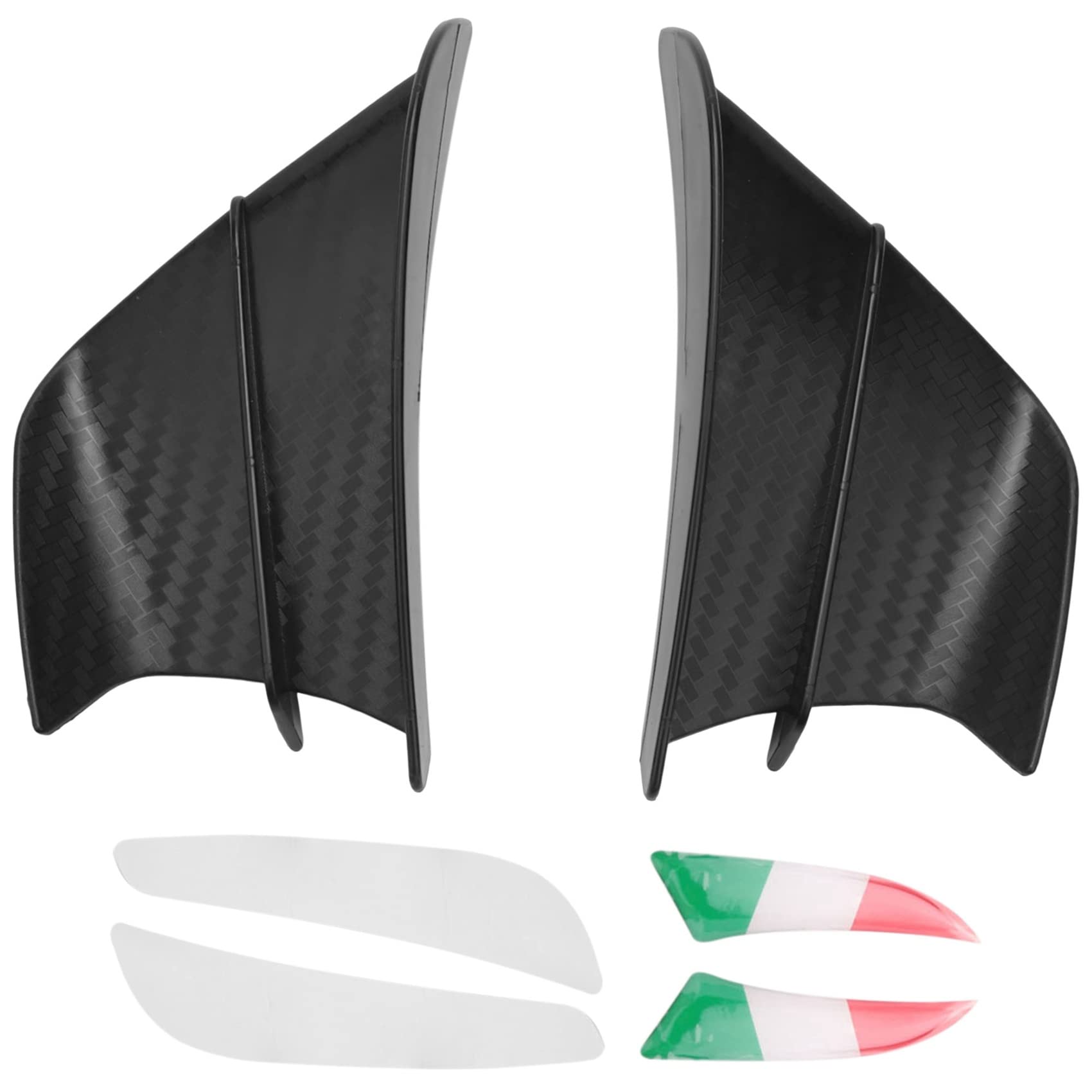 Steowsey Motorrad Winglet Aerodynamischer FlüGel Kit Spoiler Motorrad Wind FließEn Befestigung FlüGel für S1000RR V4-10R R1,Matt Schwarz Steowsey Motorrad Winglet Aerodynamischer FlüGel Kit Spoiler Motorrad Wind FließEn Befestigung FlüGel für S1000RR V4-10R R1,Matt Schwarz von Steowsey