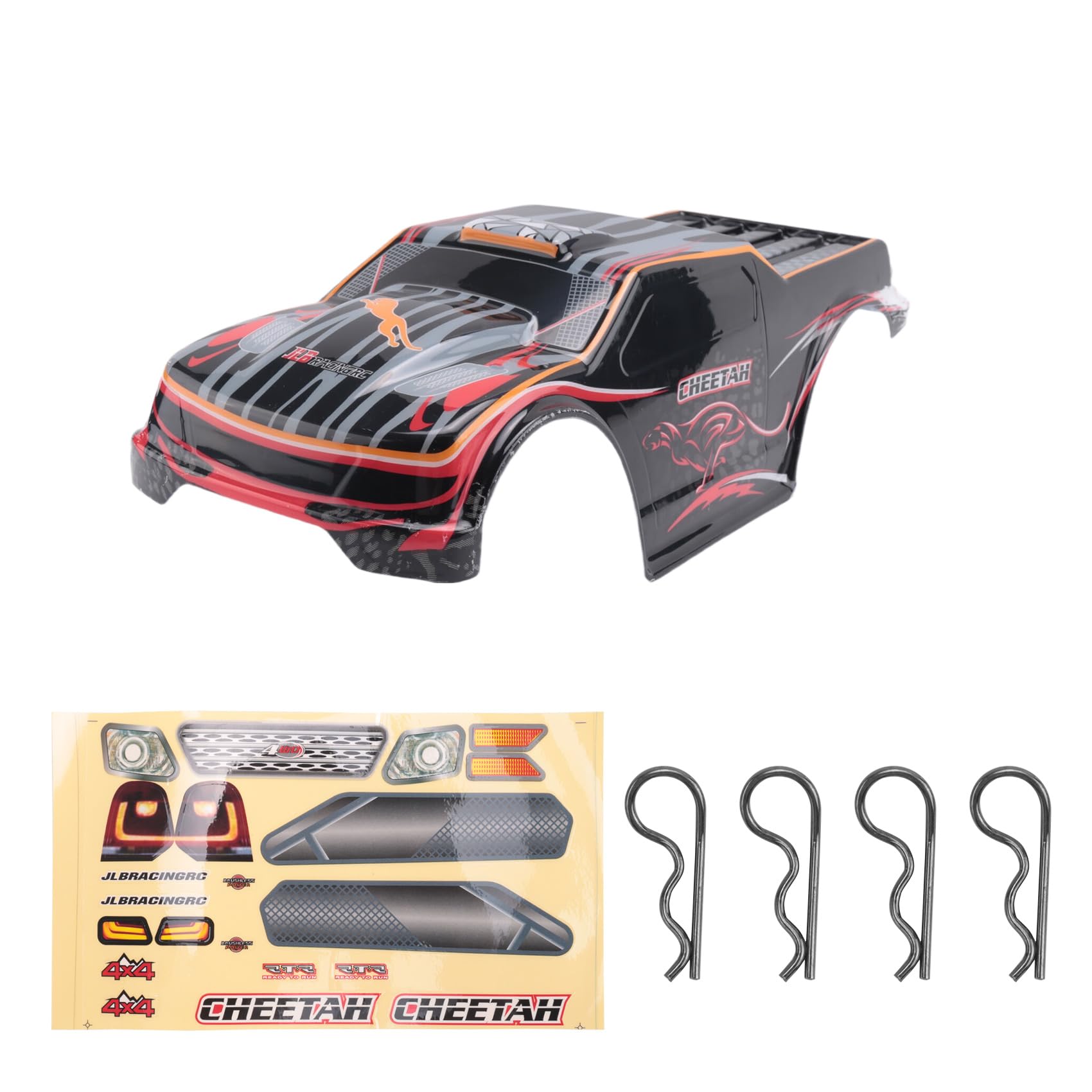 Steowsey RC Auto Karosserie GehäUse Auto Abdeckung HüLle Trim EA1025 für JLB Racing CHEETAH 11101 1/10 RC Auto ZubehöR Teile Satz Steowsey RC Auto Karosserie GehäUse Auto Abdeckung HüLle Trim EA1025 für JLB Racing CHEETAH 11101 1/10 RC Auto ZubehöR Teile Satz von Steowsey