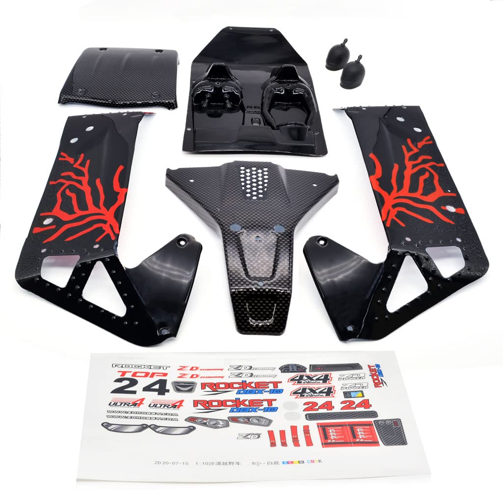 Steowsey RC Auto Karosserie HüLleKit 7534 7535 7536 7537 für -10 DBX10 1/10 RC Auto Upgrade Teile ZubehöR Satz,1 Steowsey RC Auto Karosserie HüLleKit 7534 7535 7536 7537 für -10 DBX10 1/10 RC Auto Upgrade Teile ZubehöR Satz,1 von Steowsey