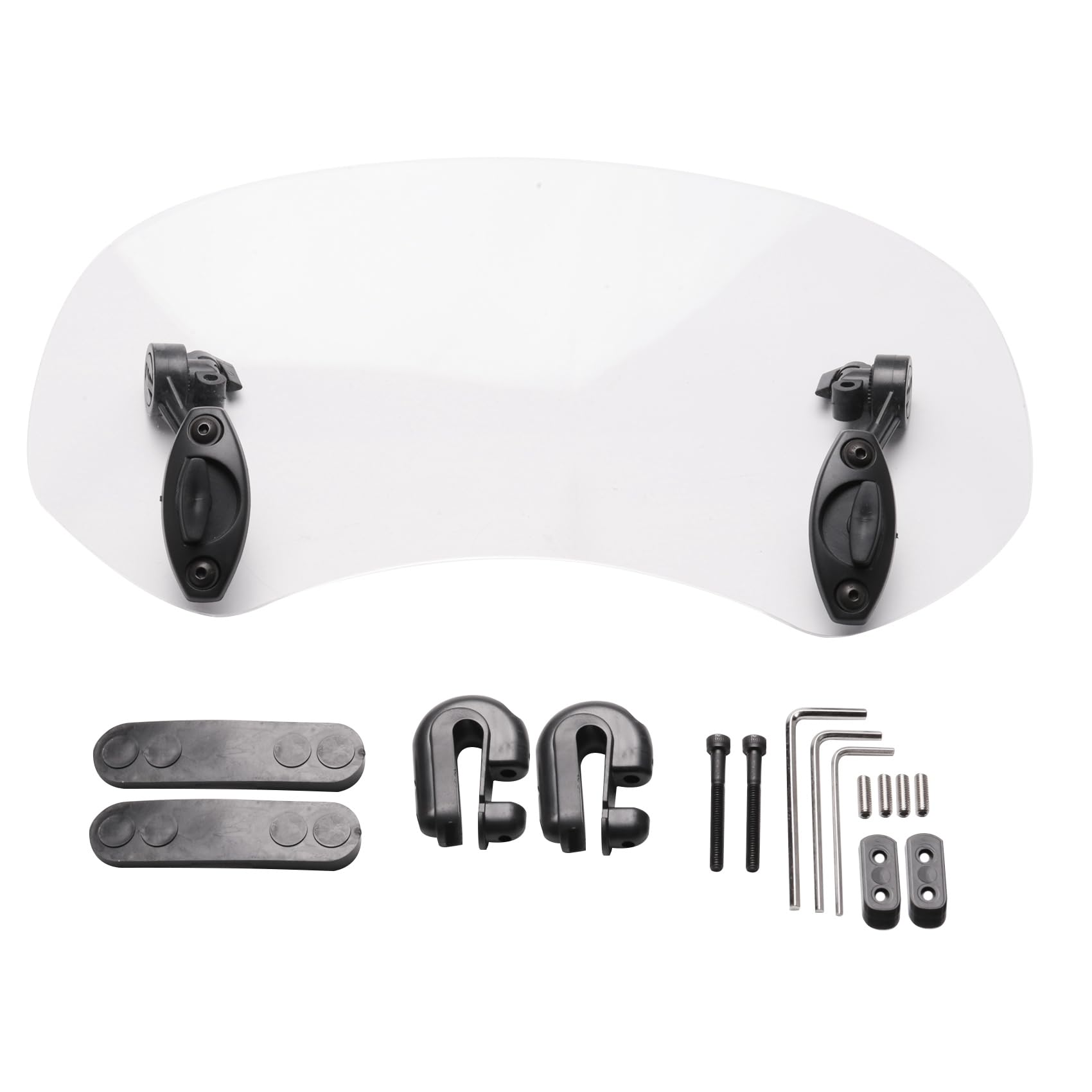 Steowsey Transparente Farbe Universal Motorrad Einstellbare Wind Schutz Scheibe Erweiterung Wind Schutz Scheibe Spoiler Luft Abweiser 28,5X12X21Cm Steowsey Transparente Farbe Universal Motorrad Einstellbare Wind Schutz Scheibe Erweiterung Wind Schutz Scheibe Spoiler Luft Abweiser 28,5X12X21Cm von Steowsey