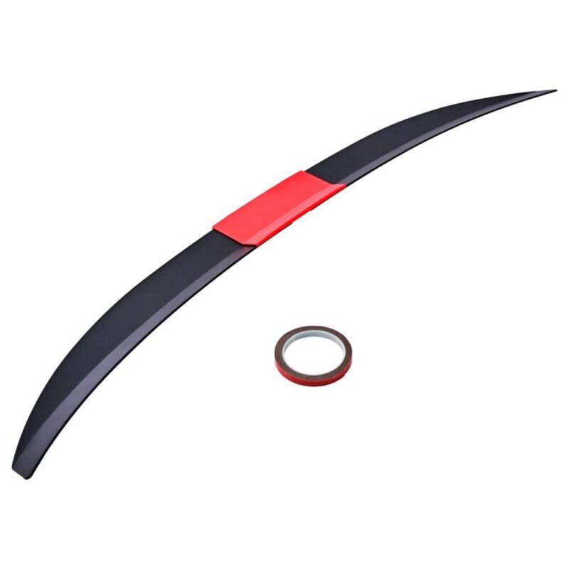 Steowsey Universal-Autospoiler, Verstellbare Heckspoilerlippe, DachheckflüGel, ZubehöR, Schwarz+Rot von Steowsey