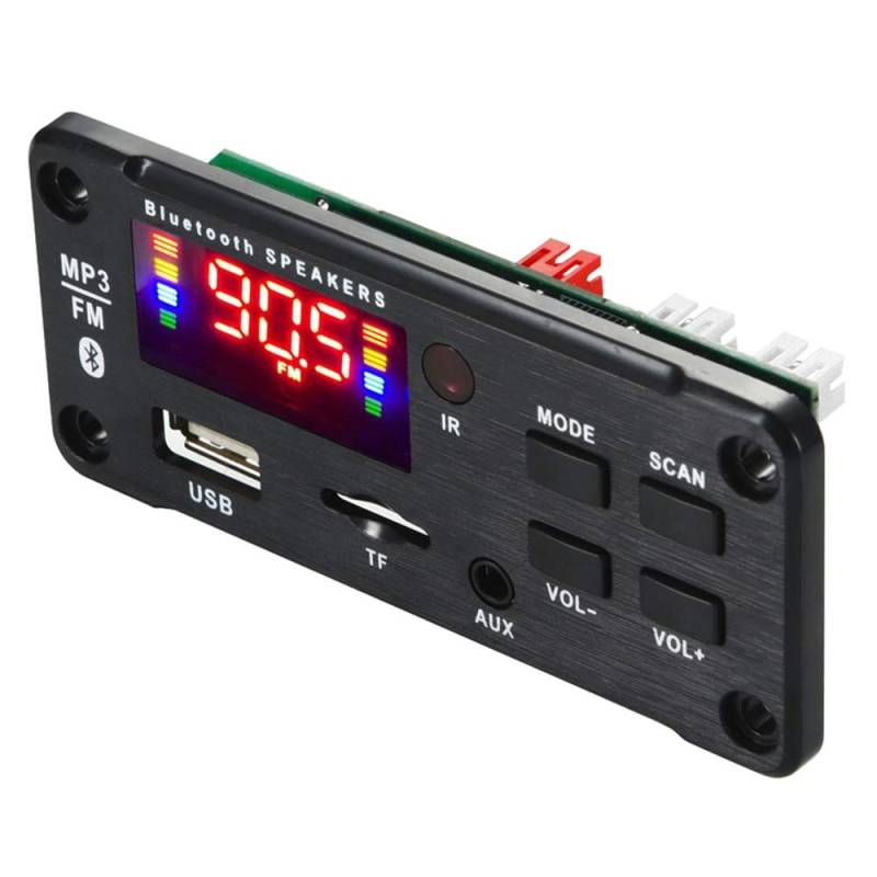 Steowsey VerstäRker 25Wx2 12V MP3 Decoder Board Audio Modul Bluetooth 5.0 Drahtloses Musik Auto MP3 Player mit Bluetooth von Steowsey