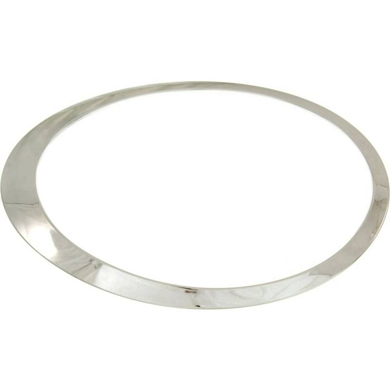 Steowsey für 2007-2015 R55 R56 R57 R58 R59 ABS Chrom Silber Scheinwerfer Zier Ring 51137149905 von Steowsey