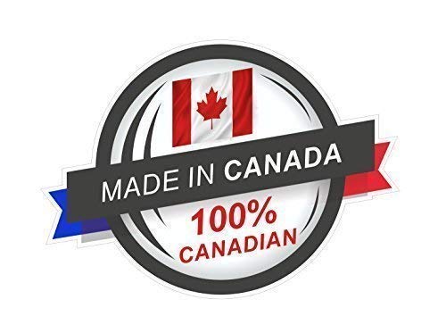 Made IN Kanada 100% Kanadische Vinyl Auto Rad Sticker Aufkleber Abzeichen (klein) 100x70mm ca. von Sticar-it Ltd