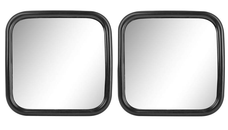 2x LKW, Transporter oder Bus Spiegel universal 18 x 18 cm Größe mit flexibler Halterung SET von StickandShine