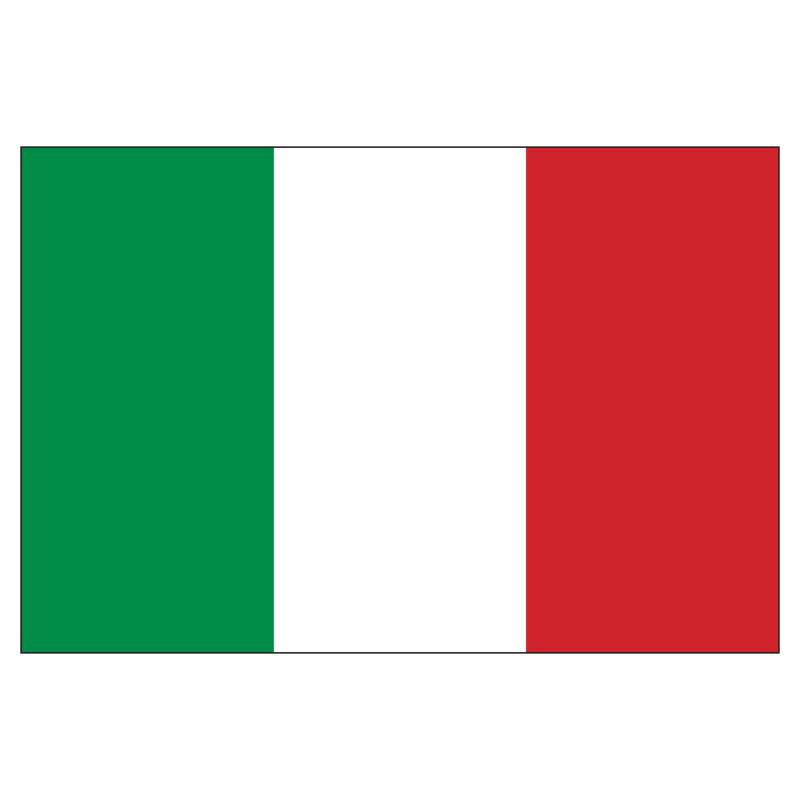 2er Set Italienische Italien Italian Flagge Fahne Aufkleber Vinyl Stickers 10cm von Sticker Design Shop