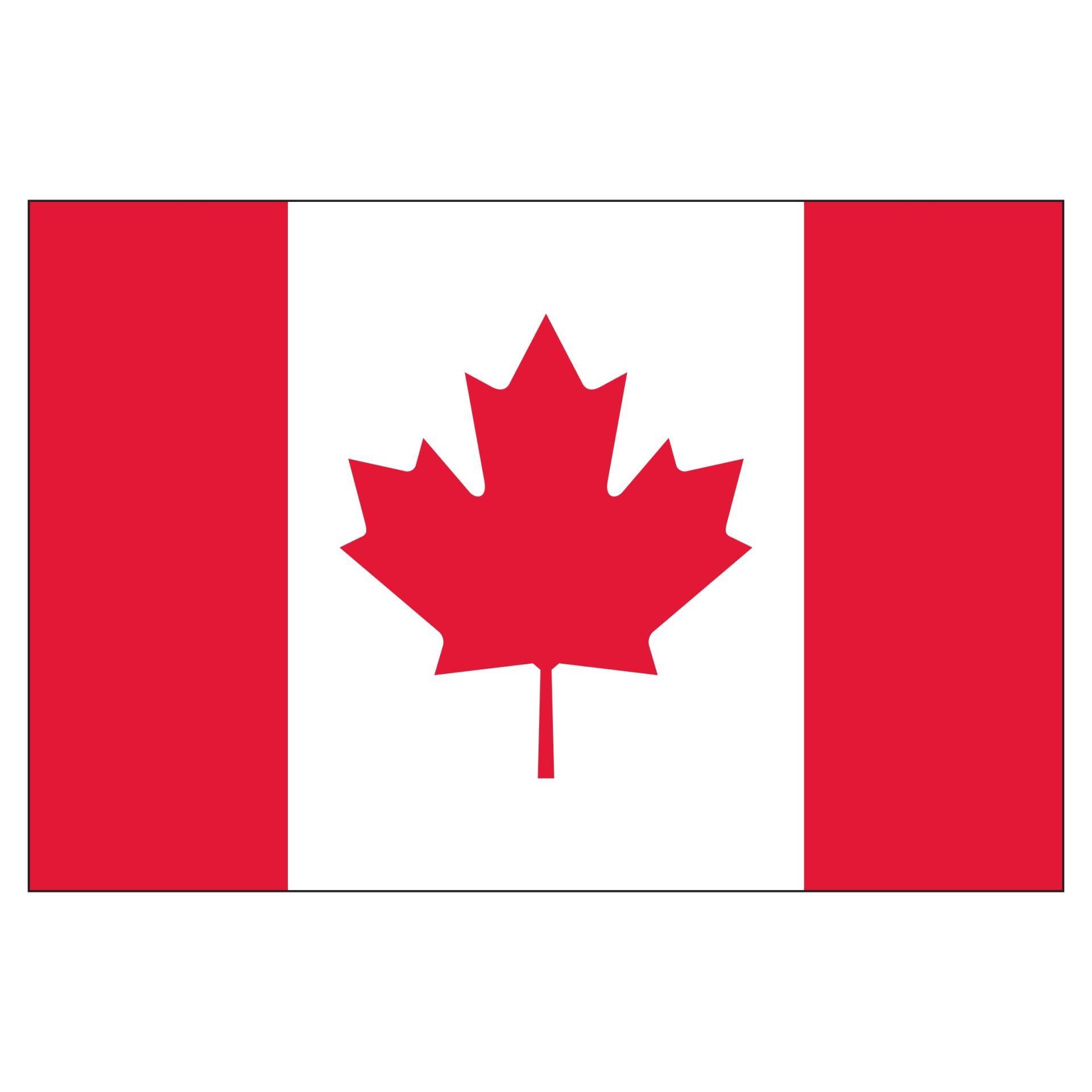2er Set Kanadische Kanada Canada Flagge Fahne Aufkleber Vinyl Stickers 10cm von Sticker Design Shop