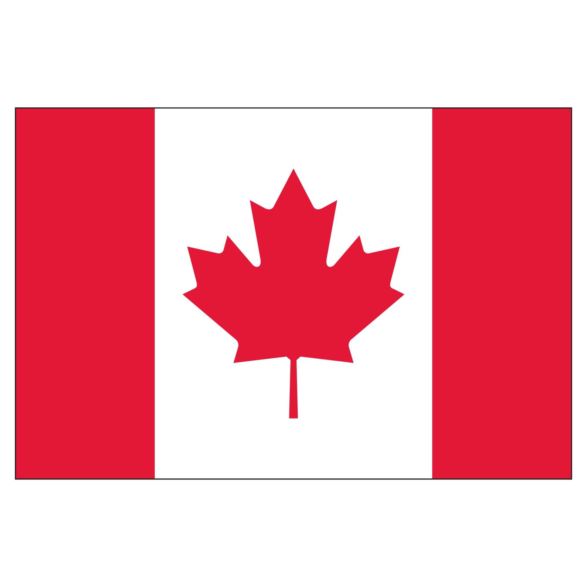2er Set Kanadische Kanada Canada Flagge Fahne Aufkleber Vinyl Stickers 10cm von Sticker Design Shop