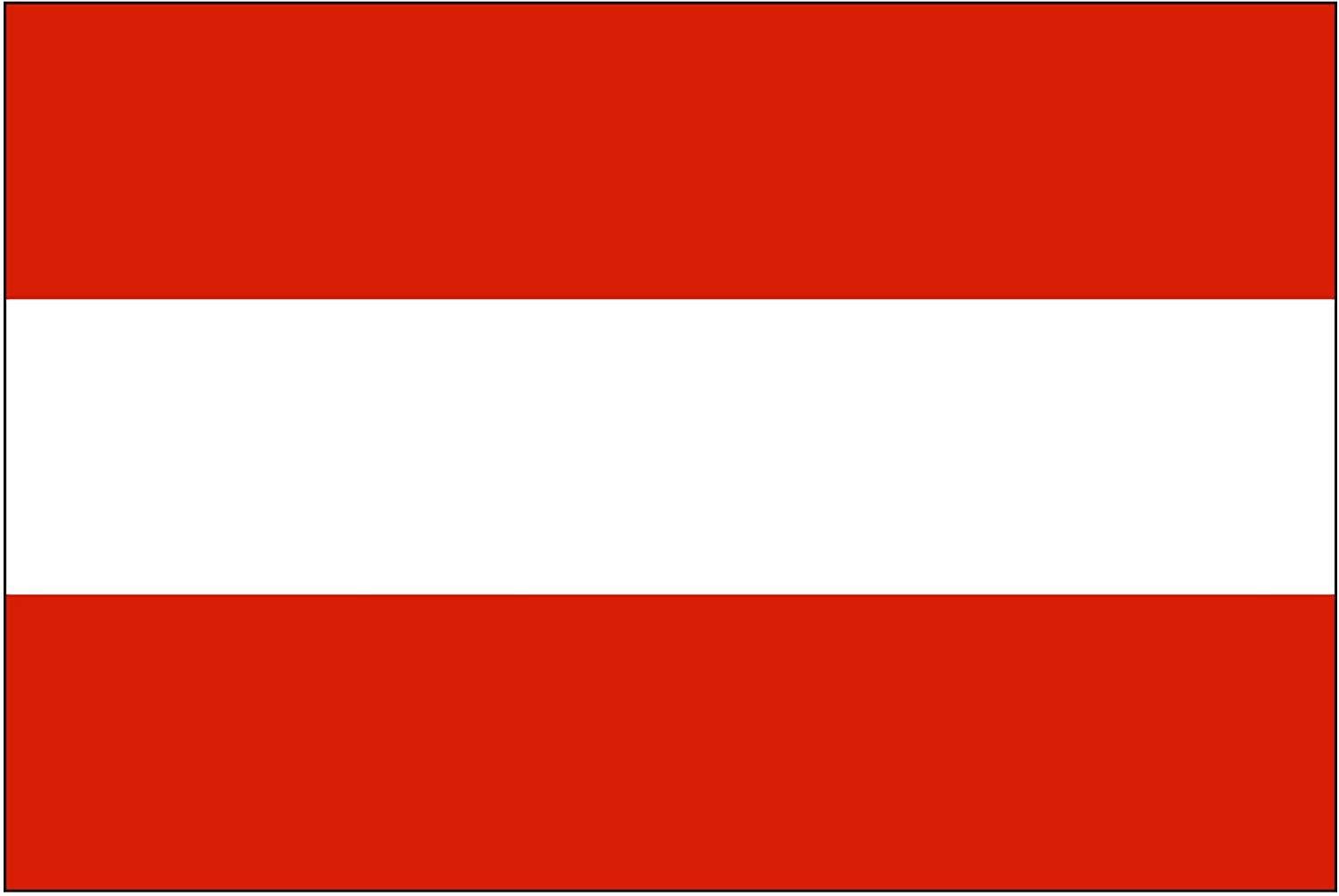 2er Set Österreich Flagge Fahne Aufkleber Vinyl Stickers 10cm 2er Set Österreich Flagge Fahne Aufkleber Vinyl Stickers 10cm von Sticker_Design_Shop