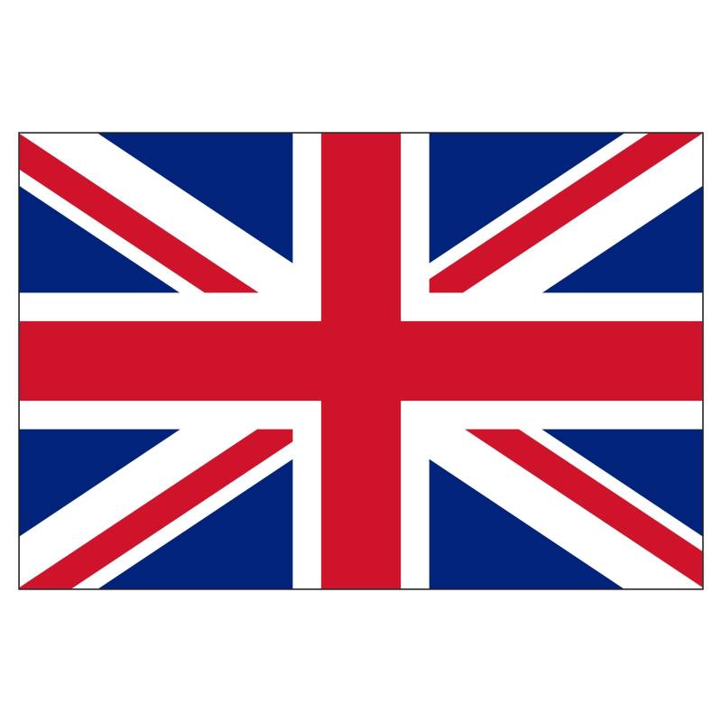 2er Set United Kingdom England Großbritannien Flagge Fahne Aufkleber Vinyl Stickers 10cm von Sticker Design Shop