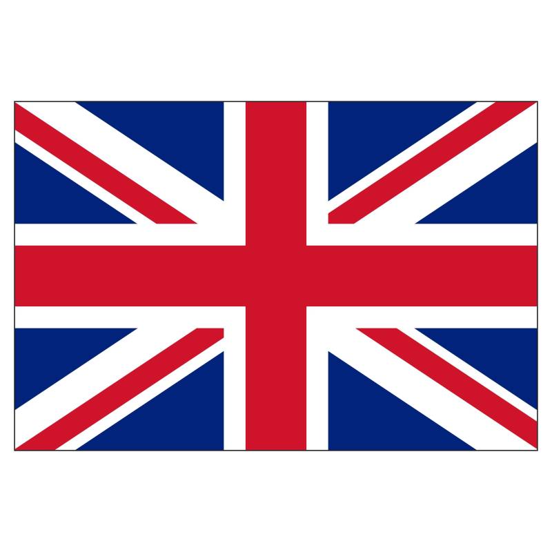 2er Set United Kingdom England Großbritannien Flagge Fahne Aufkleber Vinyl Stickers 10cm von Homry
