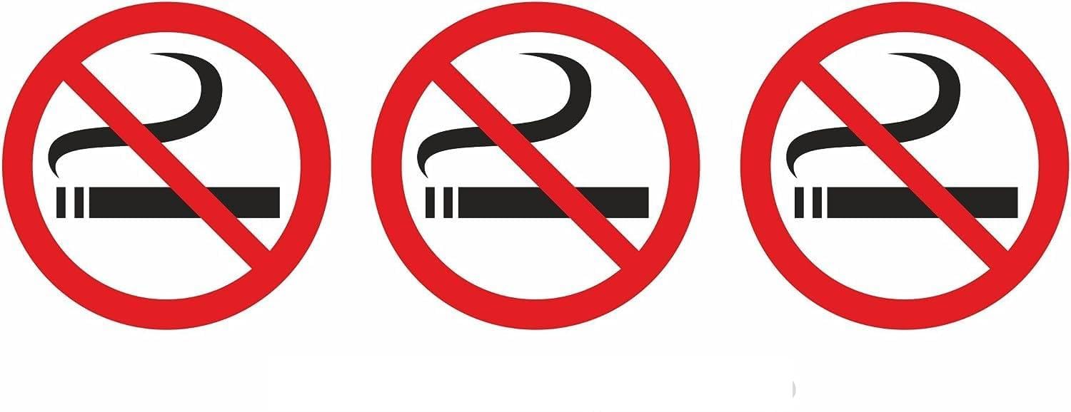 3er Set je Ø 5cm Rauchen Verboten Schild Aufkleber Vinyl Sticker Rauchverbot Nichtraucher 3er Set je Ø 5cm Rauchen Verboten Schild Aufkleber Vinyl Sticker Rauchverbot Nichtraucher von Ewbob