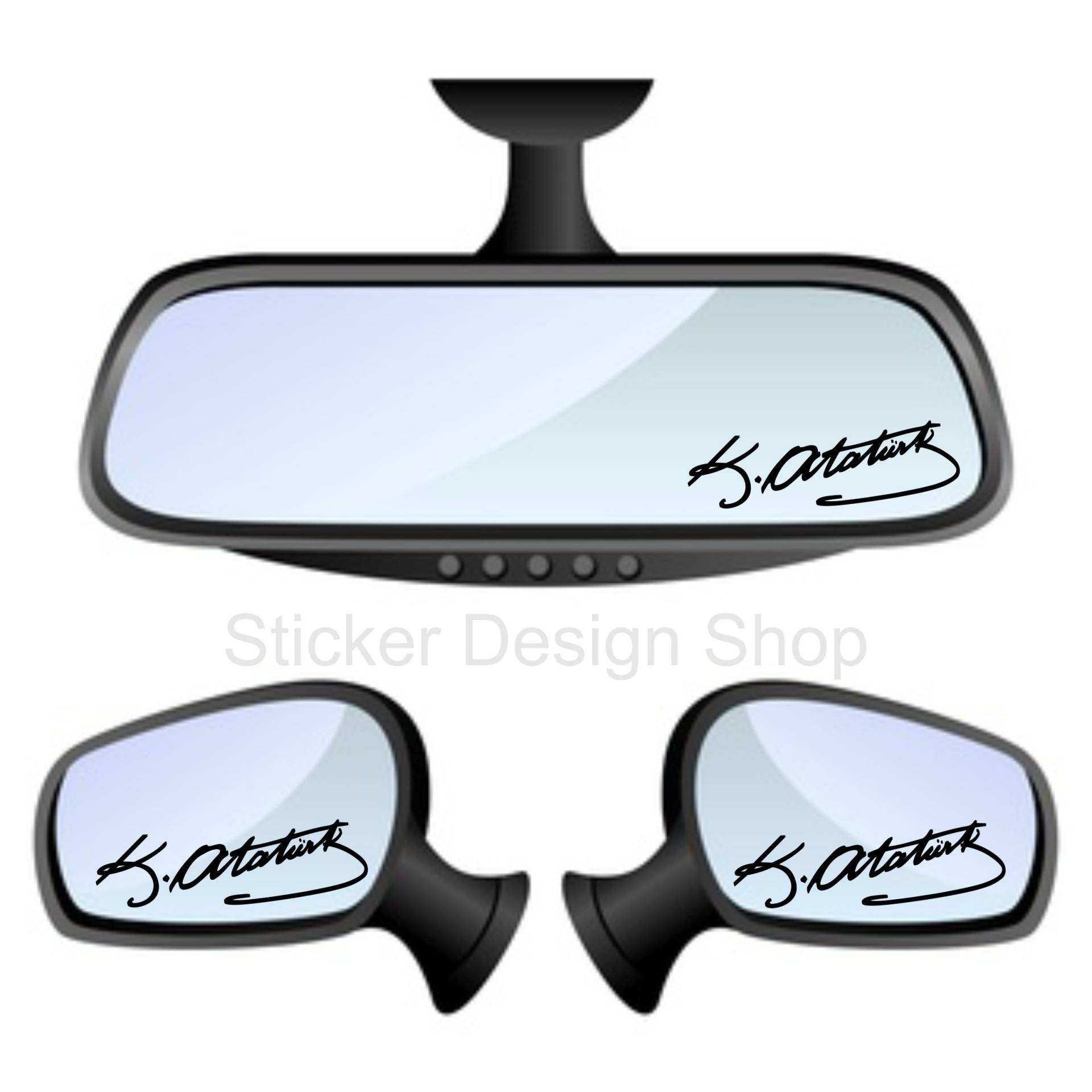 Atatürk Imza Spiegel Aufkleber Sticker Auto Laptop Handy Türkiye Istanbul Atatürk Imza Spiegel Aufkleber Sticker Auto Laptop Handy Türkiye Istanbul von Sticker Design Shop
