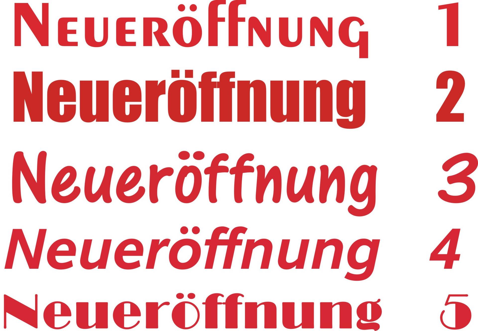 Sticker Design Shop NEUERÖFFNUNG Aufkleber Schaufensterbeschriftung Werbung Schaufenster Wunschtext (200 cm) von Sticker Design Shop