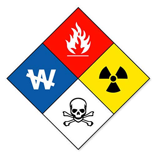 12cm! Klebe-Folie Wetterfest Made-IN-Germany Hazmat Hazardous Materials Danger K442 UV&Waschanlagenfest Auto-Aufkleber Sticker Decal von Sticker-Designs