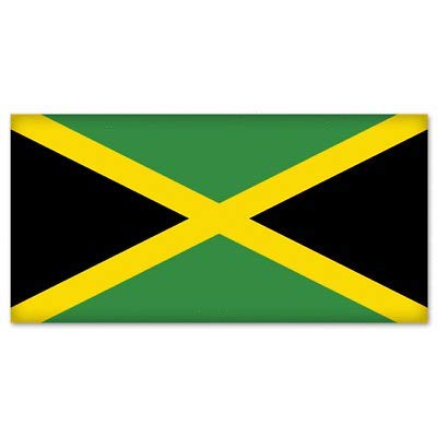 12cm! Klebe-Folie Wetterfest Made-IN-Germany Jamaica Jamaican Flag car K1164 UV&Waschanlagenfest Auto-Aufkleber Sticker Decal von Sticker-Designs